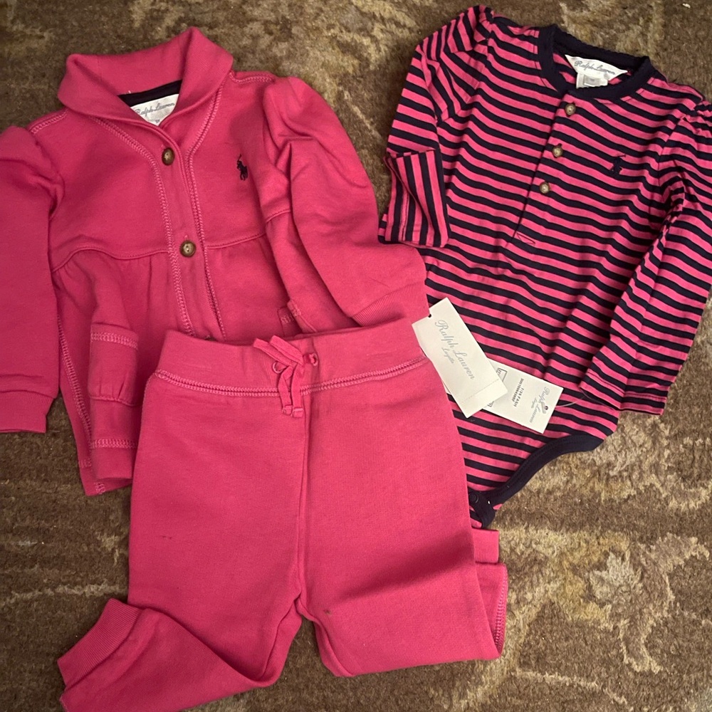 Ralph Lauren Infant 3 Piece Set